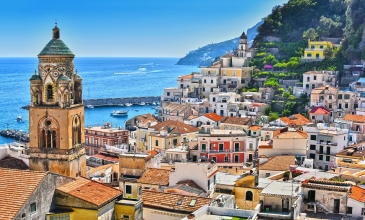 Amalfi Kıyıları Turu Rotası (Tüm Turlar Dahil)